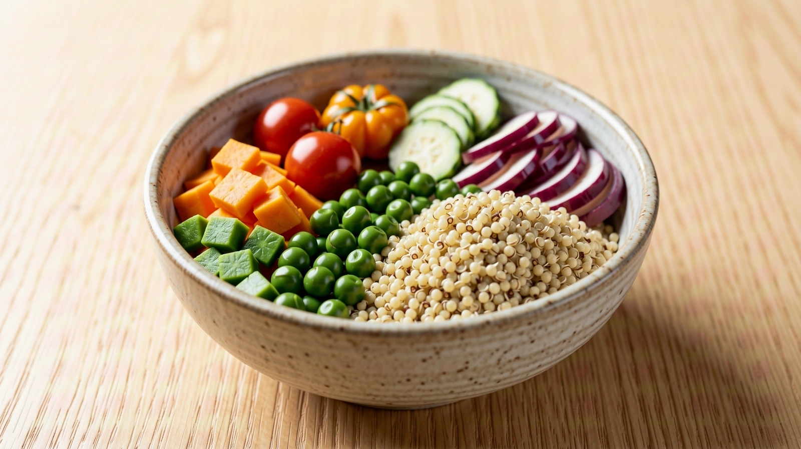 Świeże składniki odżywcze w naturalnym świetle